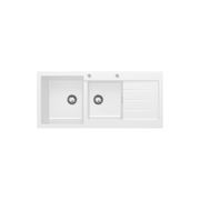 Kuro Granite 32L/22L Double Kitchen Sink with Drainer gallery detail image