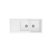 Kuro Granite 32L/22L Double Kitchen Sink with Drainer gallery detail image