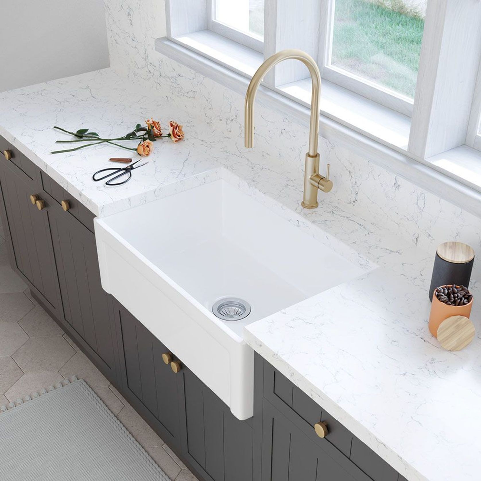 Winston Single Butler Sink | Medium 750 x 470 gallery detail image