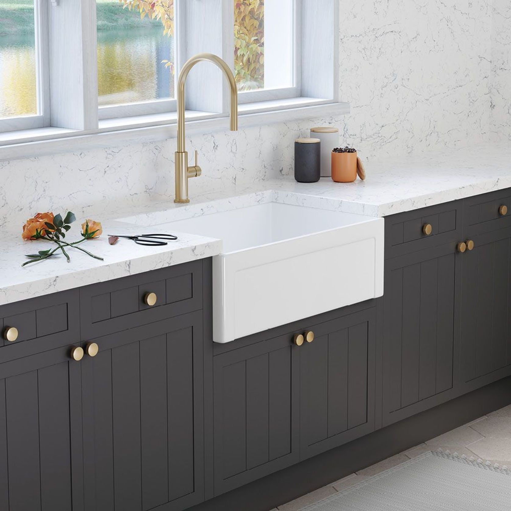 Winston Single Butler Sink | Medium 750 x 470 gallery detail image