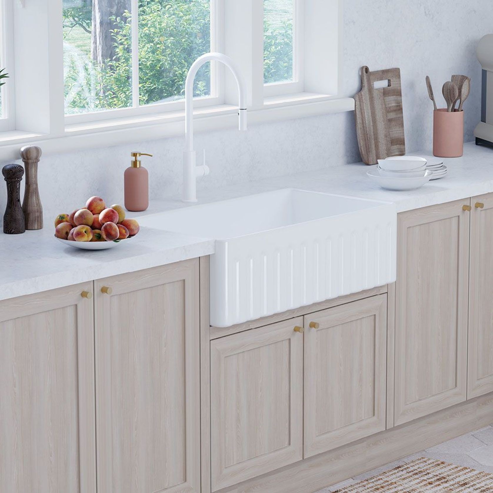 Olivia Single Butler Sink | Large 840 x 460 gallery detail image