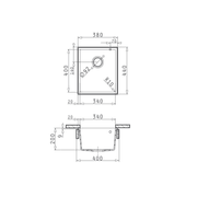 Platinum Quartz 380 Carbon Black gallery detail image