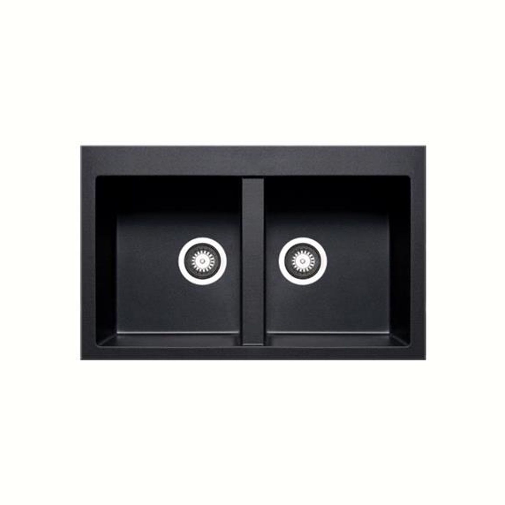 Platinum Quartz (Carbon Black) | 790 Double Bowl T/M gallery detail image