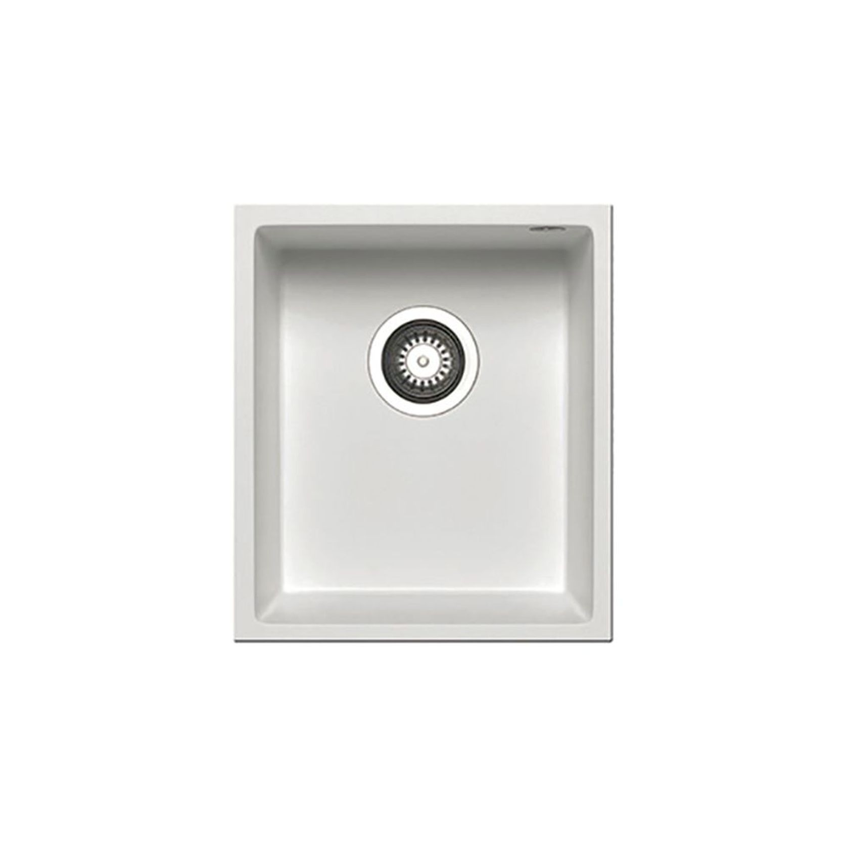 Platinum Quartz Arctic White 380 Single Bowl Sink gallery detail image