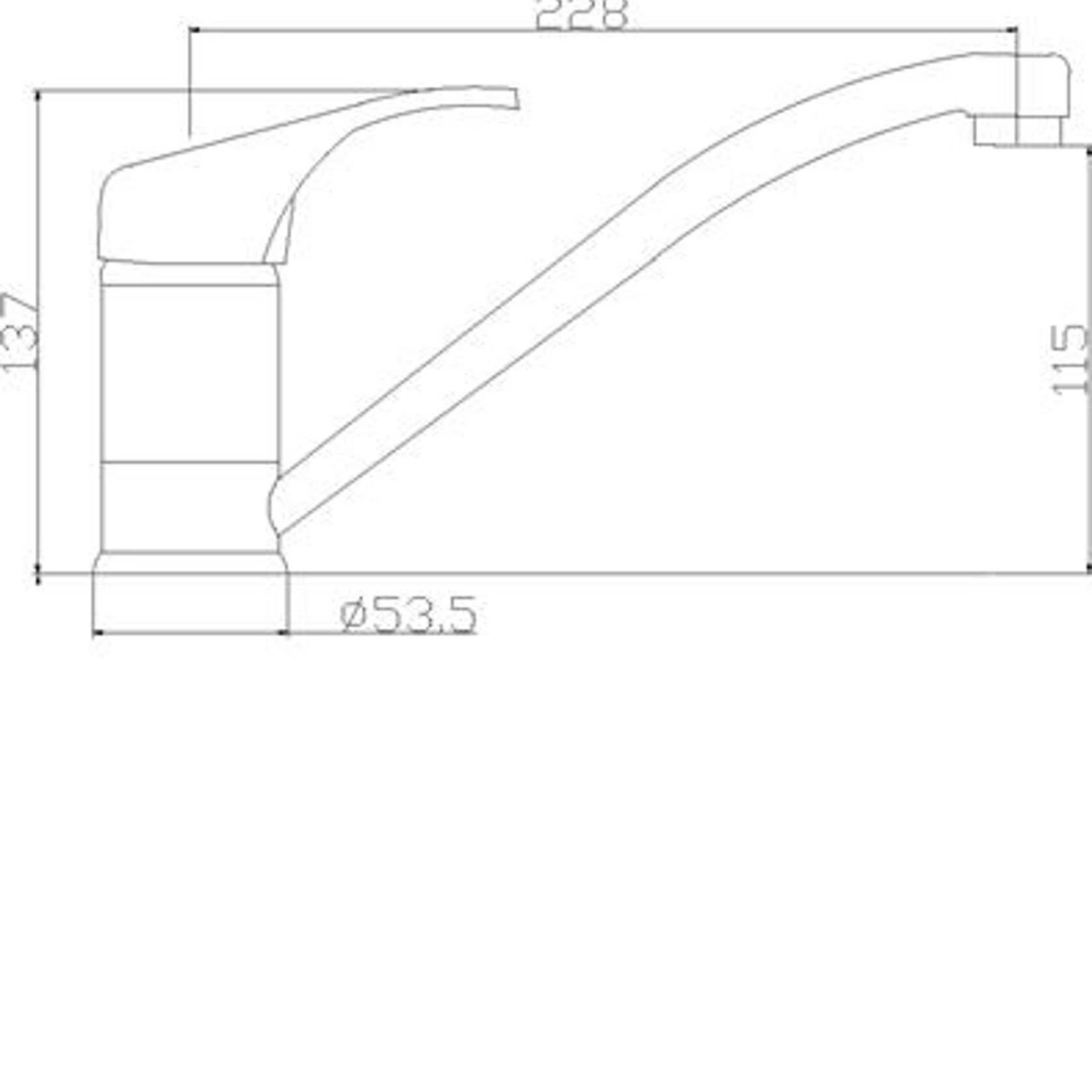 Platinum Formosa Single Handle Sink Mixer gallery detail image