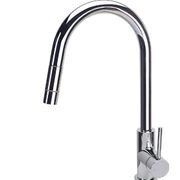 Platinum Pull-Out Gooseneck Mixer Chrome gallery detail image