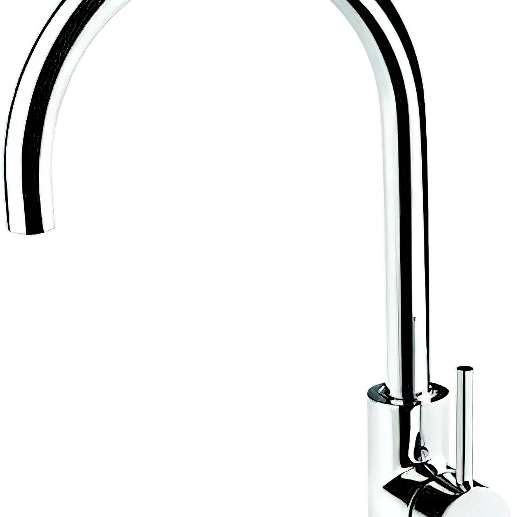 Platinum Gooseneck Mixer Chrome gallery detail image