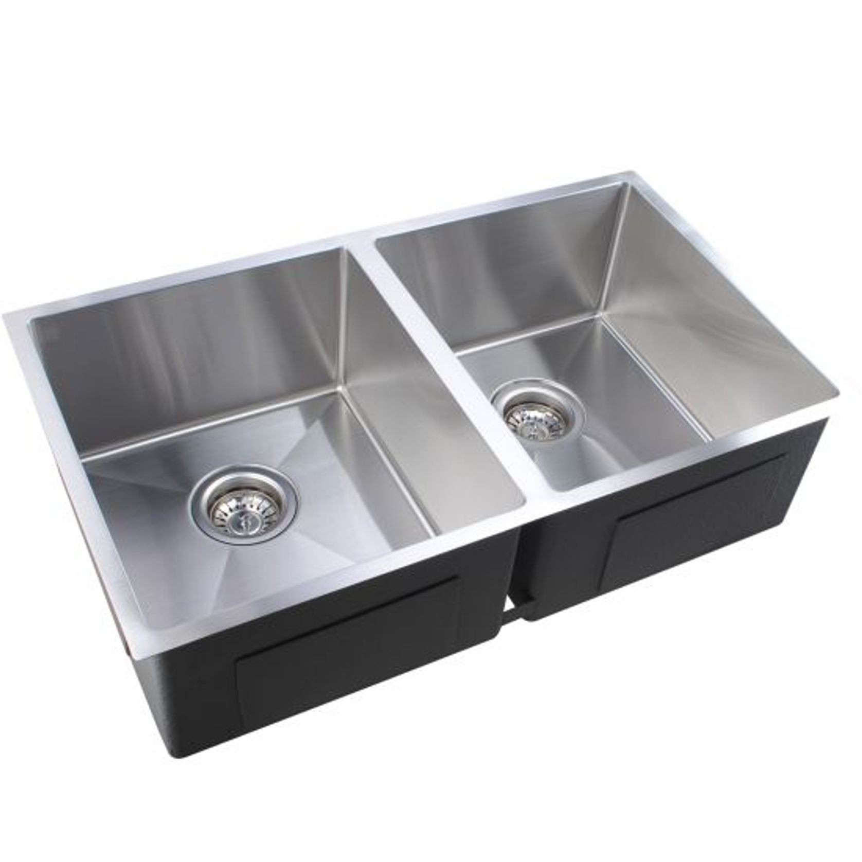Stainless Steel Double Kitchen Sink Chrome gallery detail image