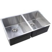 Stainless Steel Double Kitchen Sink Chrome gallery detail image