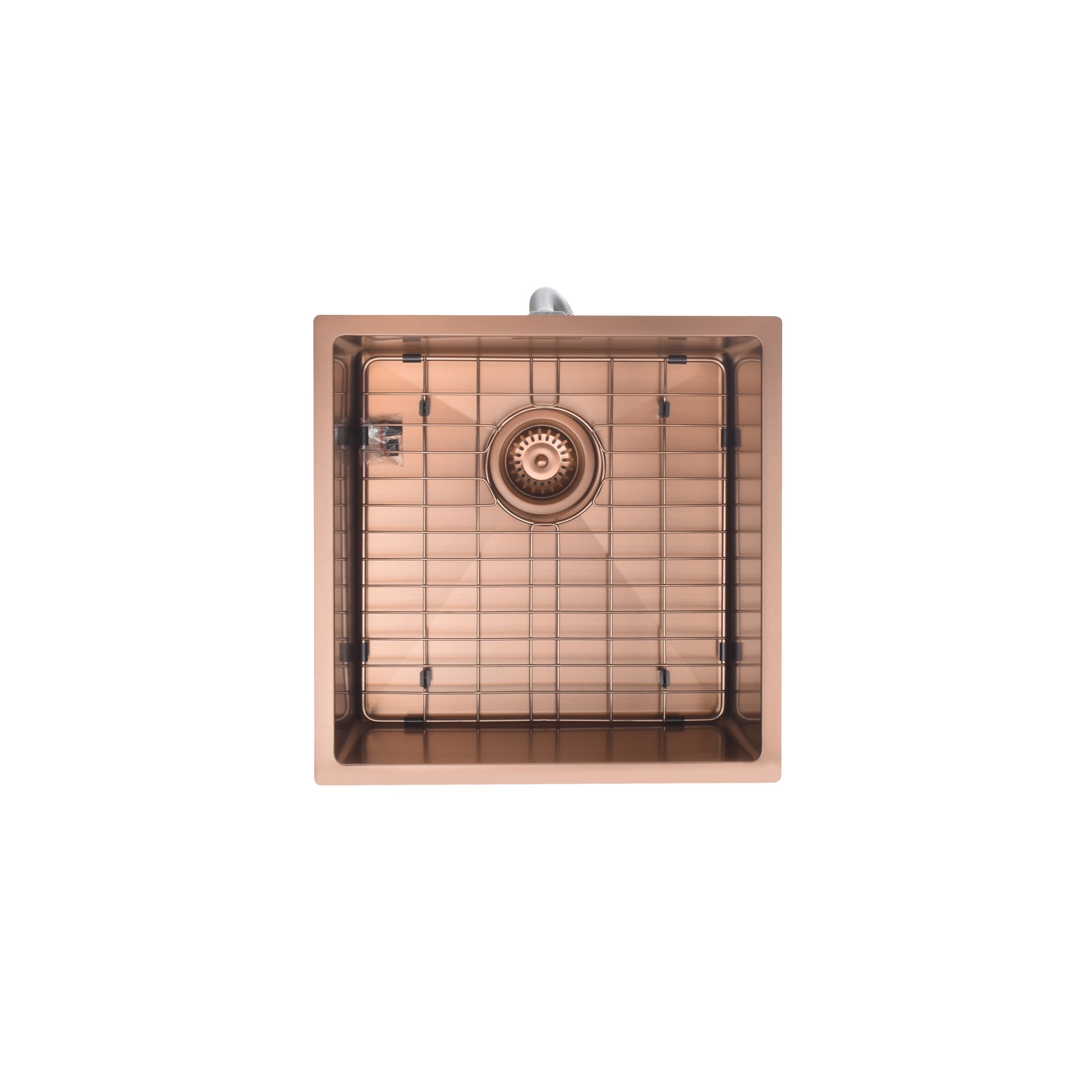 Aspen PVD 400mm Single Kitchen Sink Brushed Copper gallery detail image