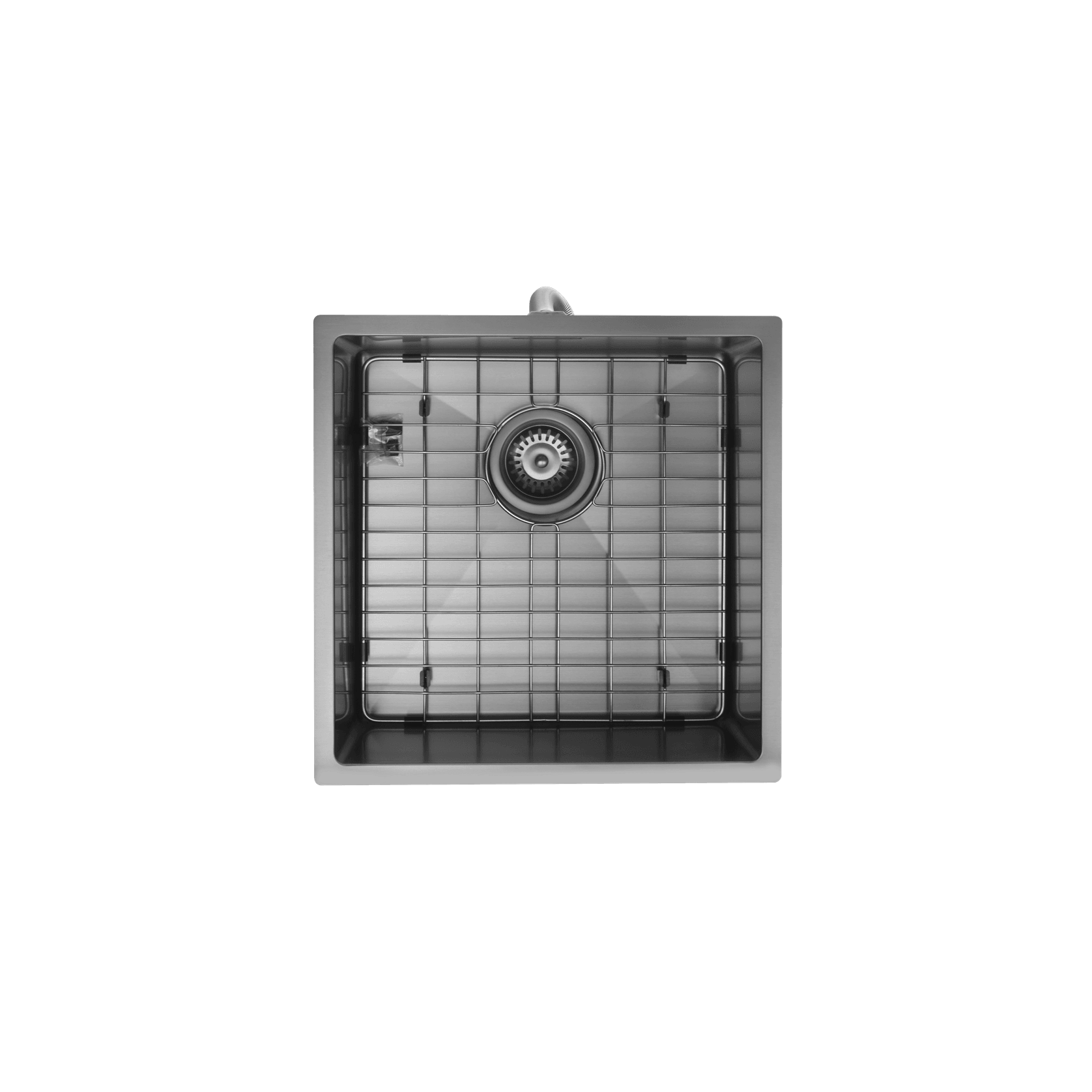 Aspen PVD 400mm Single Kitchen Sink Gun Metal gallery detail image