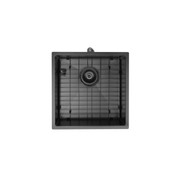 Aspen PVD 400mm Single Kitchen Sink Matte Black gallery detail image