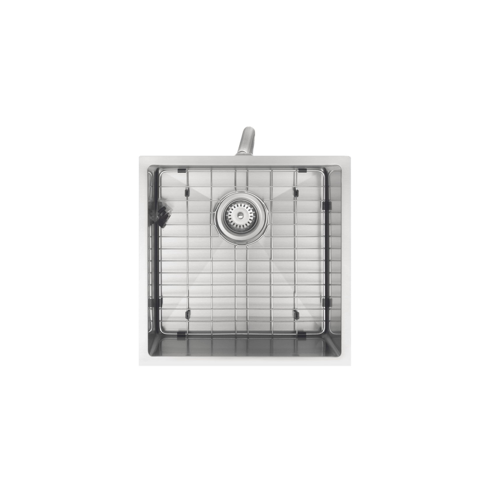 Aspen PVD 400mm Single Kitchen Sink Brushed Stainless gallery detail image