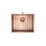 Aspen PVD 500mm Single Kitchen Sink Brushed Copper gallery detail image
