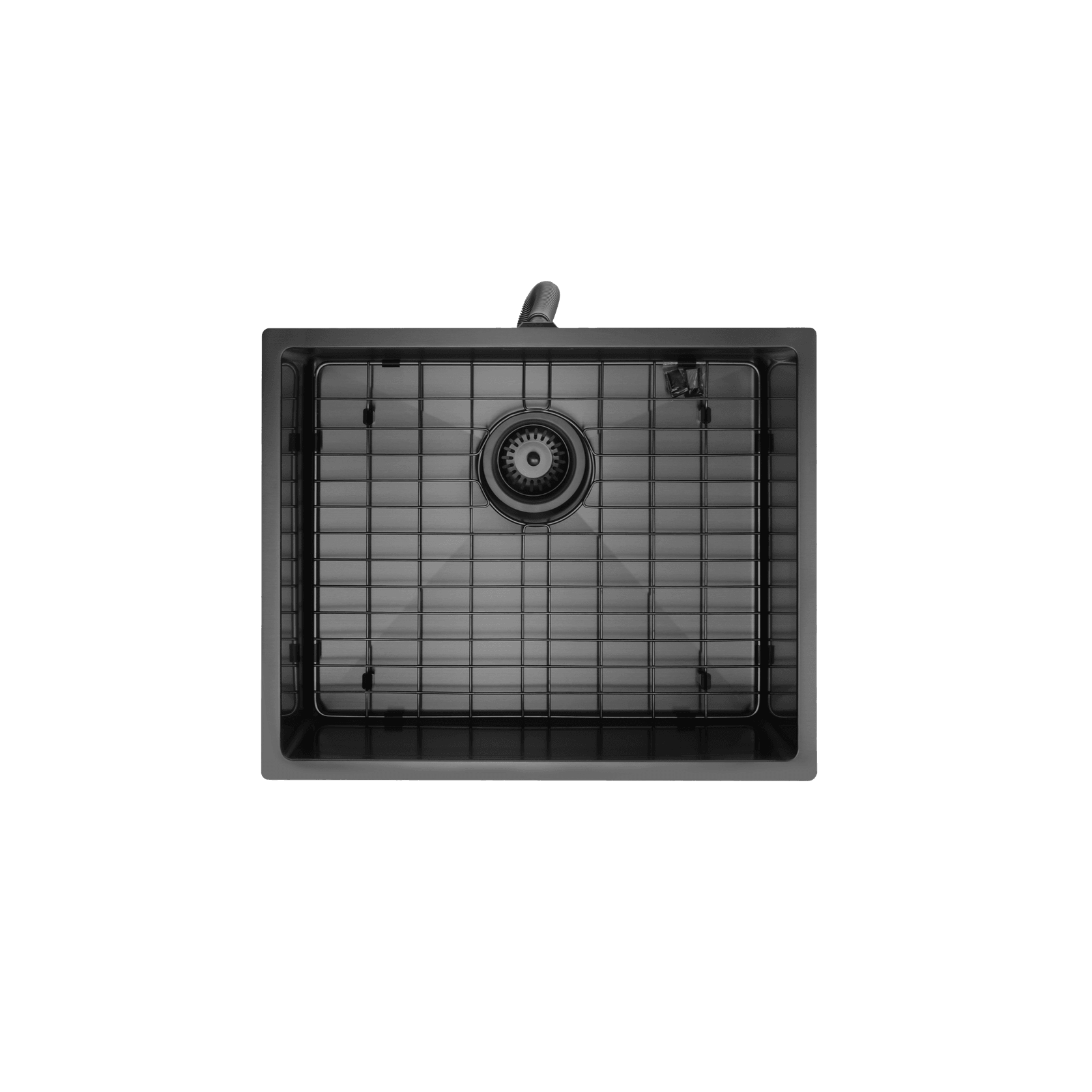 Aspen PVD 500mm Single Kitchen Sink Matte Black gallery detail image