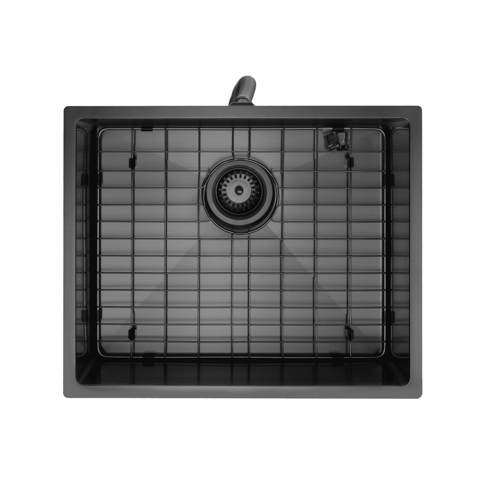 Aspen PVD 500mm Single Kitchen Sink Matte Black gallery detail image