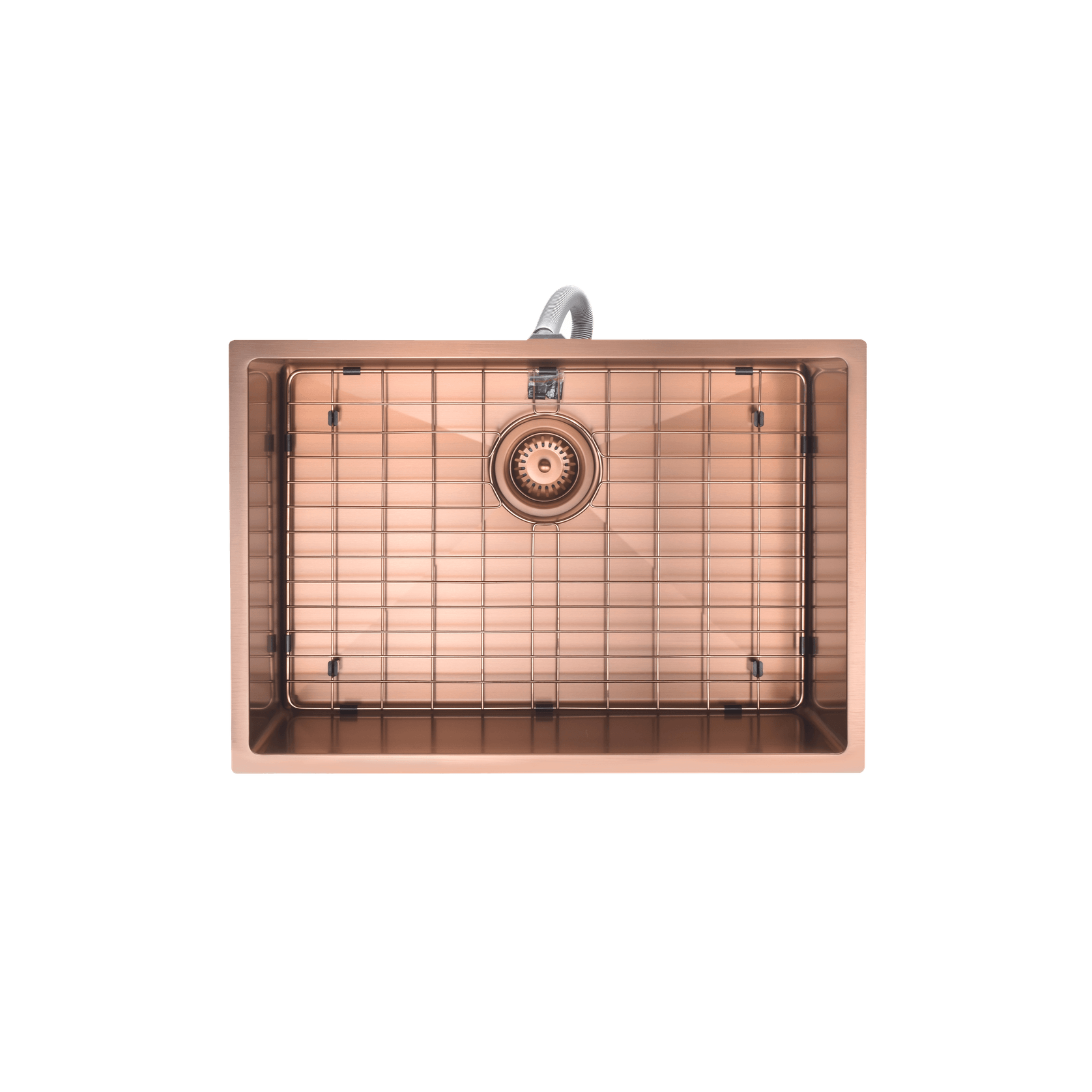 Aspen PVD 600mm Single Kitchen Sink Brushed Copper gallery detail image