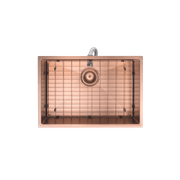 Aspen PVD 600mm Single Kitchen Sink Brushed Copper gallery detail image