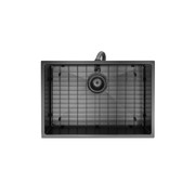 Aspen PVD 600mm Single Kitchen Sink Matte Black gallery detail image