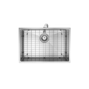 Aspen PVD 600mm Single Kitchen Sink Brushed Stainless gallery detail image