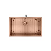 Aspen PVD 700mm Single Kitchen Sink Brushed Copper gallery detail image