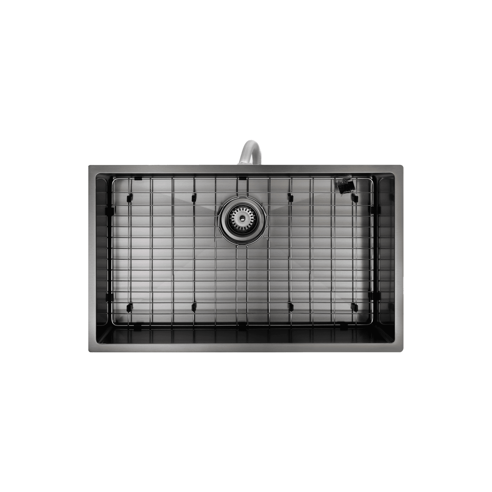 Aspen PVD 700mm Single Kitchen Sink Gun Metal gallery detail image