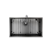 Aspen PVD 700mm Single Kitchen Sink Gun Metal gallery detail image