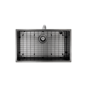 Aspen PVD 700mm Single Kitchen Sink Gun Metal gallery detail image