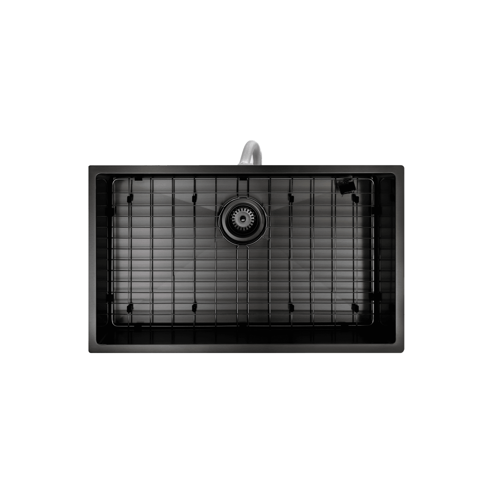 Aspen PVD 700mm Single Kitchen Sink Matte Black gallery detail image