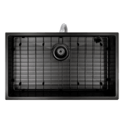 Aspen PVD 700mm Single Kitchen Sink Matte Black gallery detail image