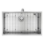 Aspen PVD 700mm Single Kitchen Sink Brushed Stainless gallery detail image