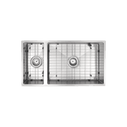 Aspen PVD 550/200mm Dual Kitchen Sink Brushed Stainless gallery detail image