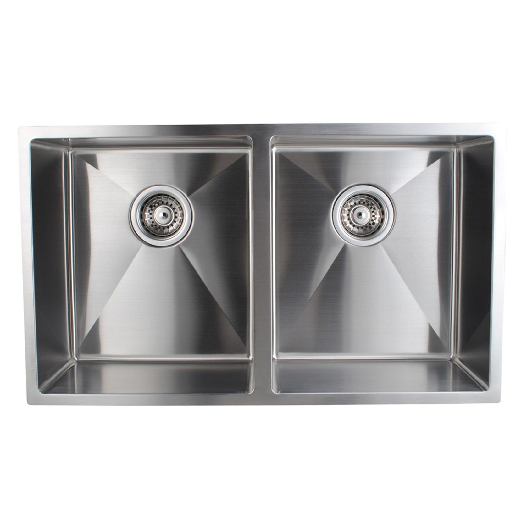 Stainless Steel Double Kitchen Sink Chrome gallery detail image