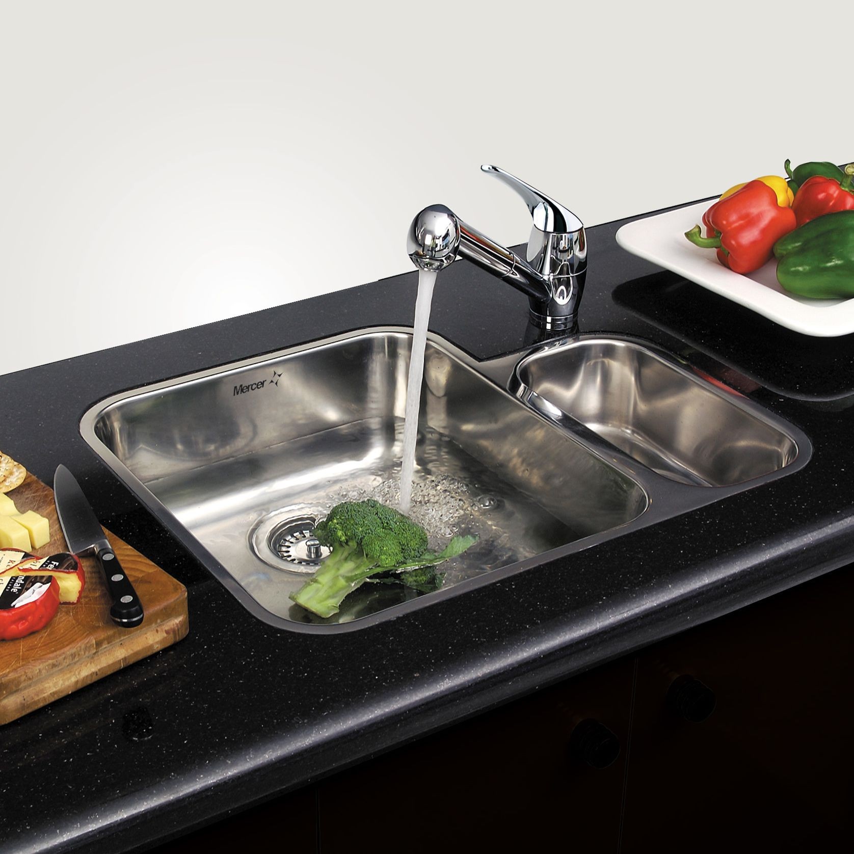 NZ made Pressed Stainless Steel Sinks by Mercer gallery detail image