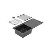 ZOMODO Delta Black Pearl Sink & Drainer gallery detail image