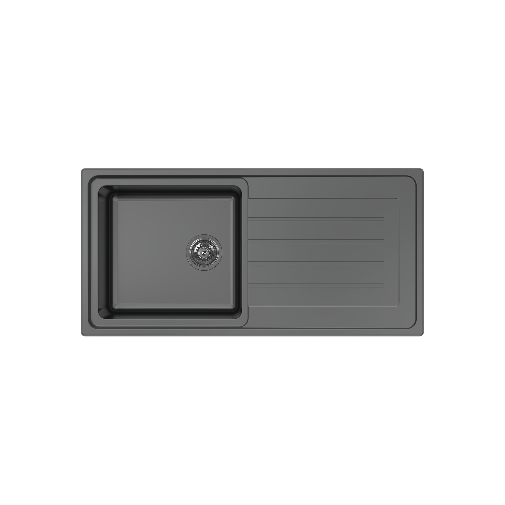 ZOMODO Delta Black Pearl Sink & Drainer gallery detail image