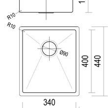 Burns & Ferrall Designer Single Sink (BFD380R10) gallery detail image