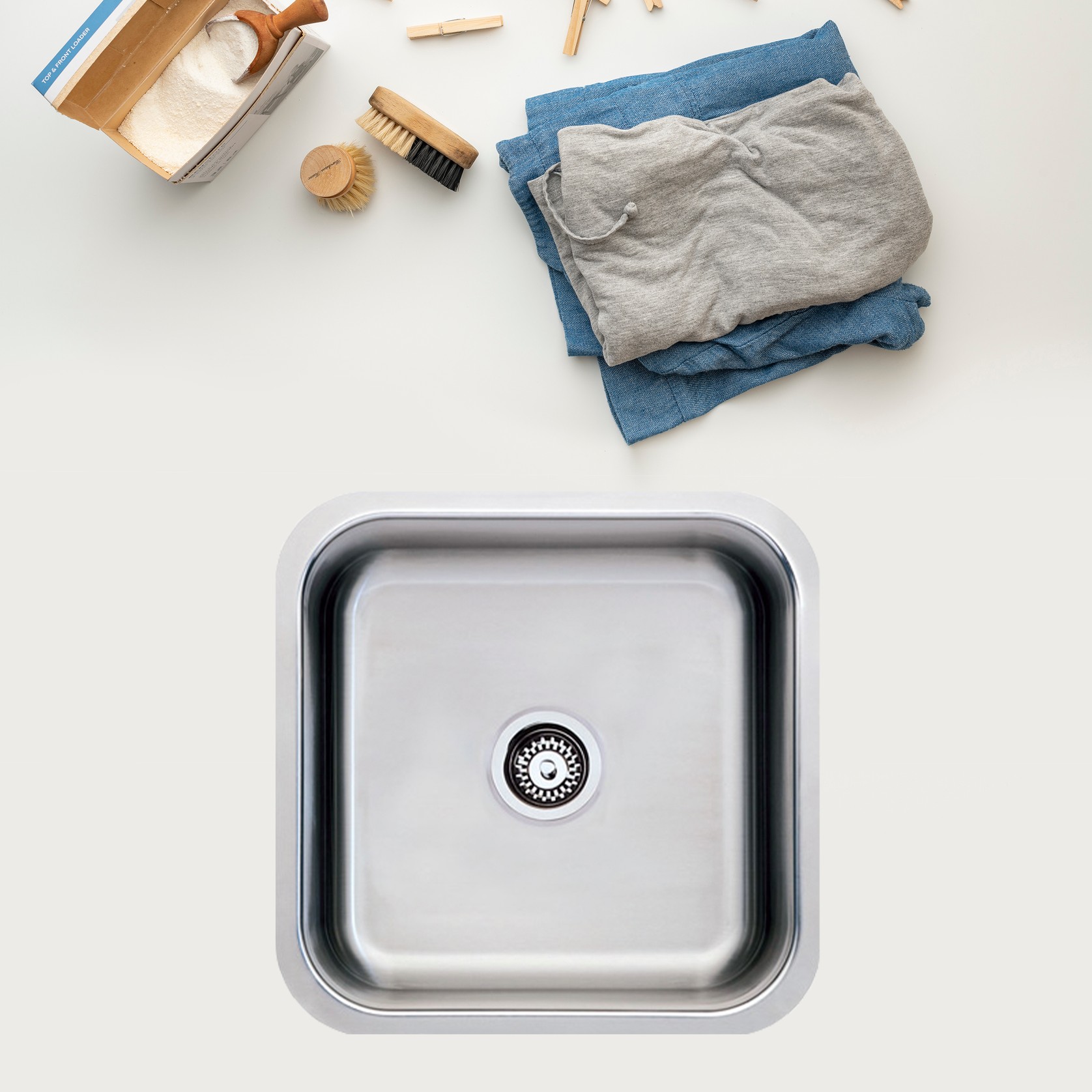 Stainless Steel Laundry Sinks by Mecer gallery detail image