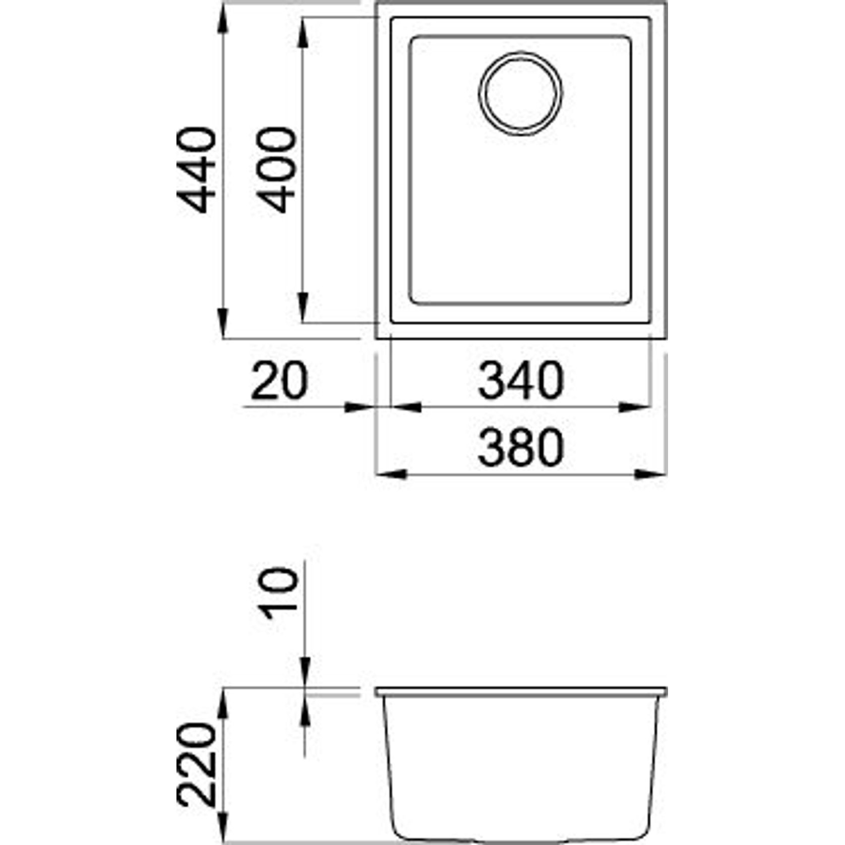 Elleci Granite Under Mount Sink (ELGQ100-40) gallery detail image