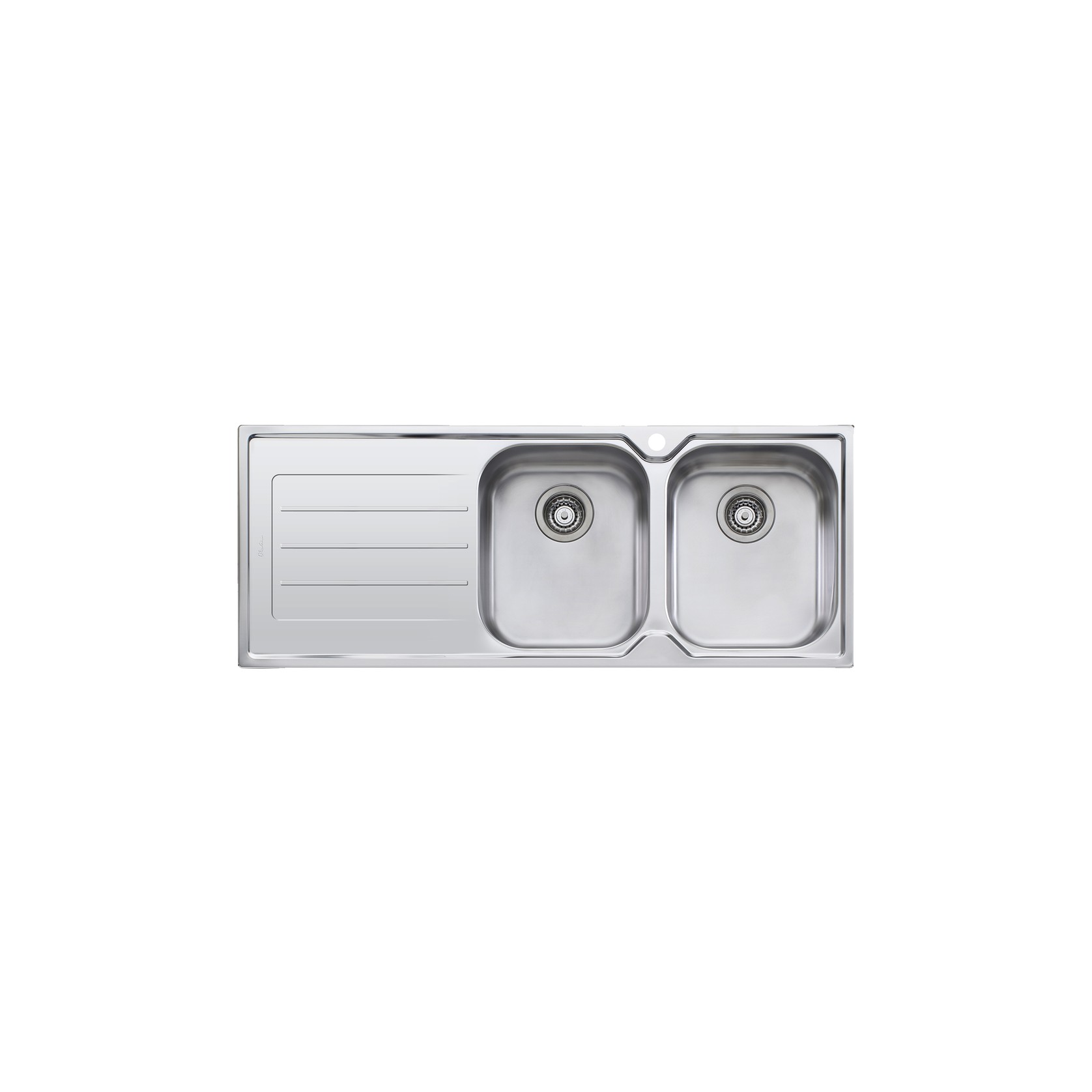 Flinders Double Bowl Topmount Sink With Drainer gallery detail image