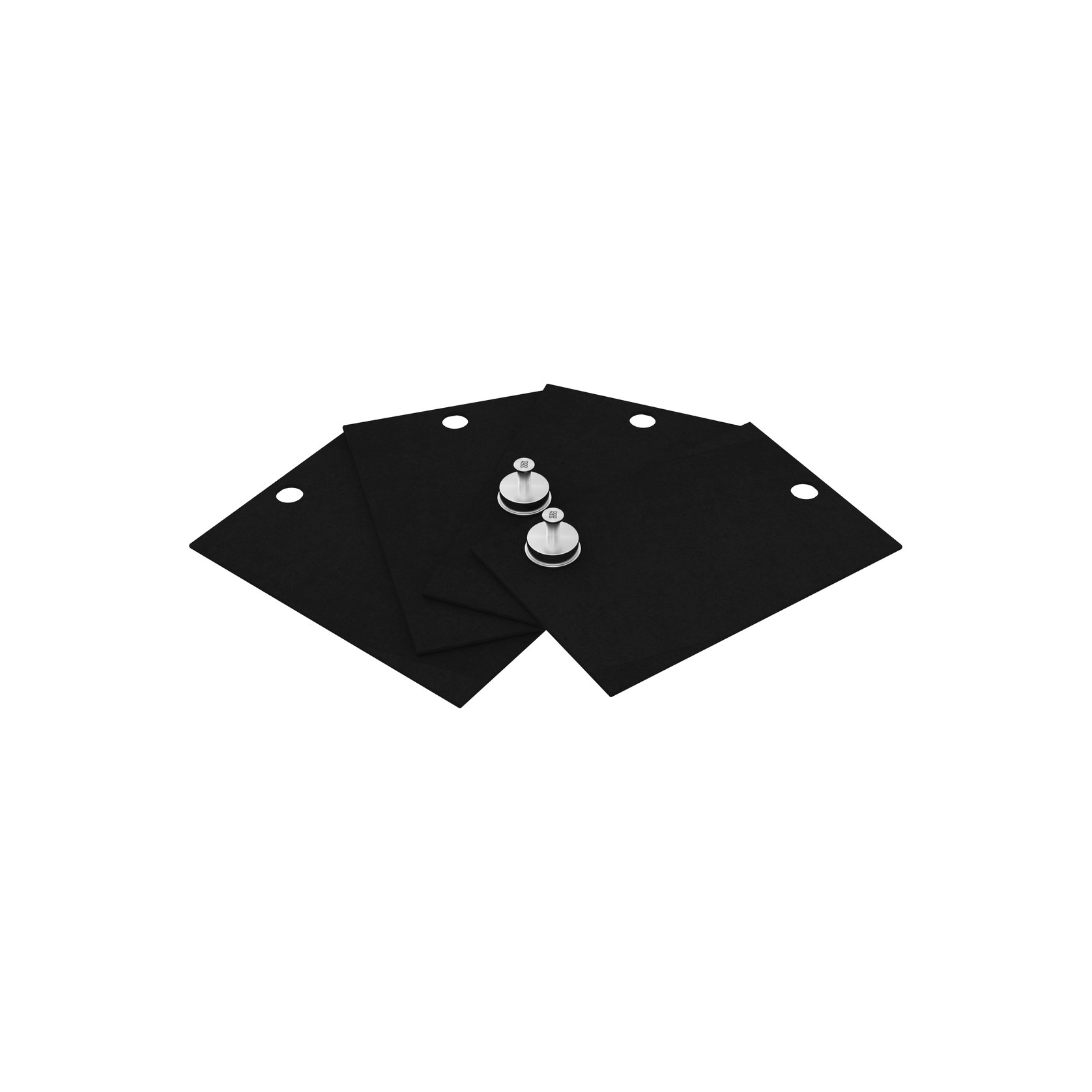 ZOMODO IntegratoQ Triple Bowl + Accessories BLACK gallery detail image