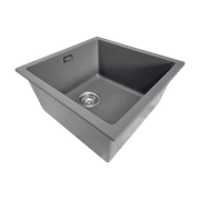Aura Granite 400mm Single Kitchen Sink Charcoal gallery detail image