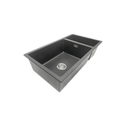 Aura Granite 500/200mm Dual Kitchen Sink Charcoal gallery detail image