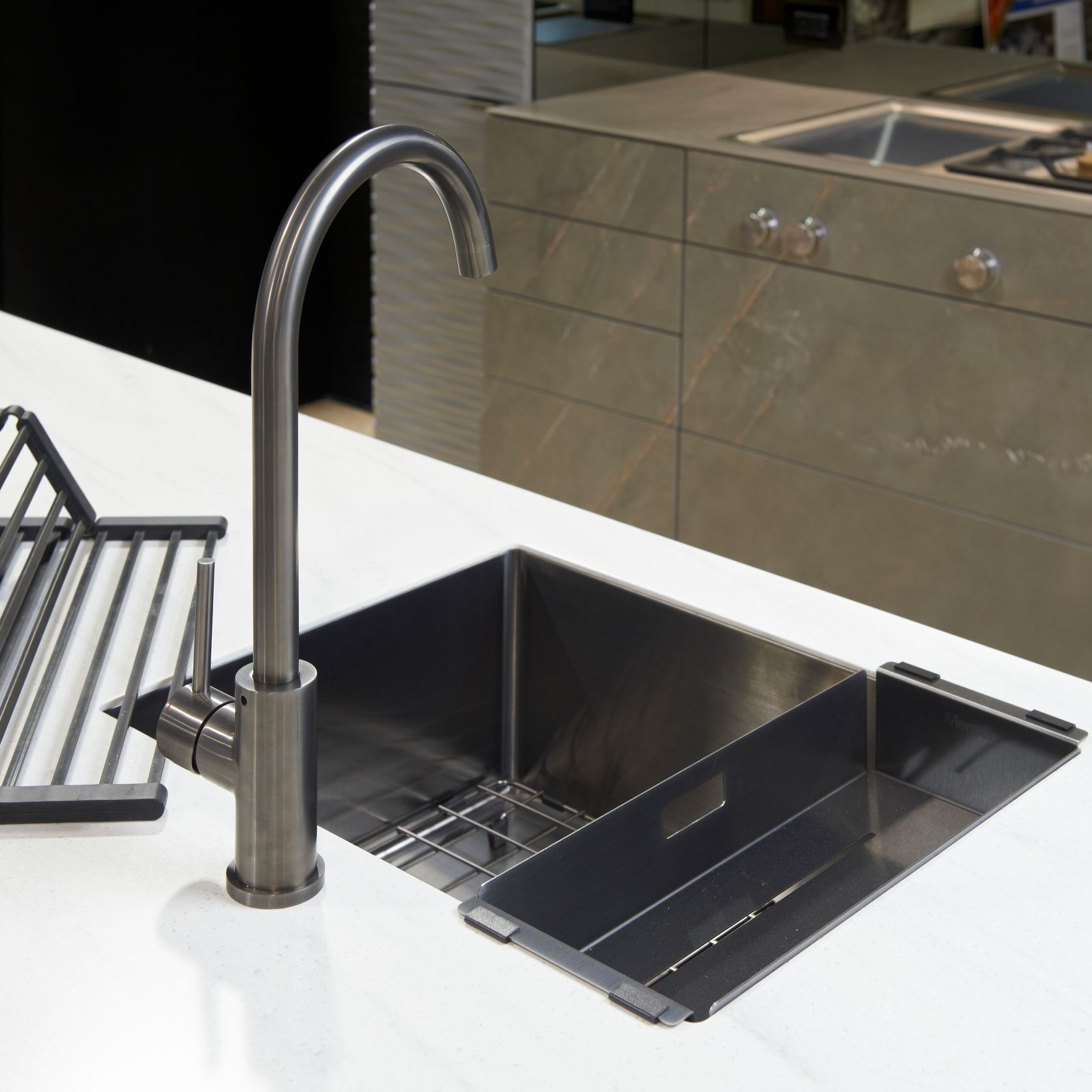 Aurora Coloured Stainless Steel Sinks by Mercer gallery detail image