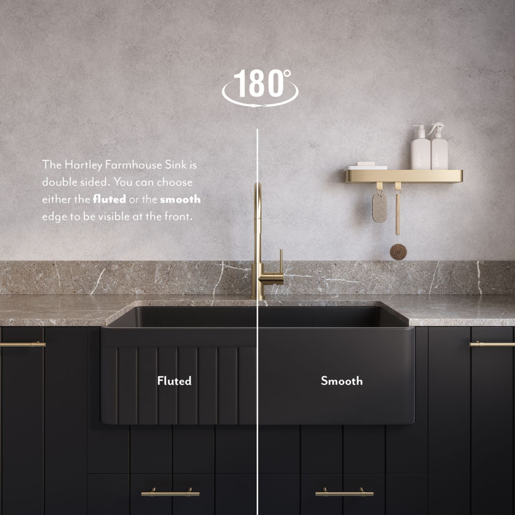Hartley Small Single Farmhouse Sink gallery detail image