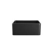 Hartley Small Single Farmhouse Sink | Satin Black gallery detail image