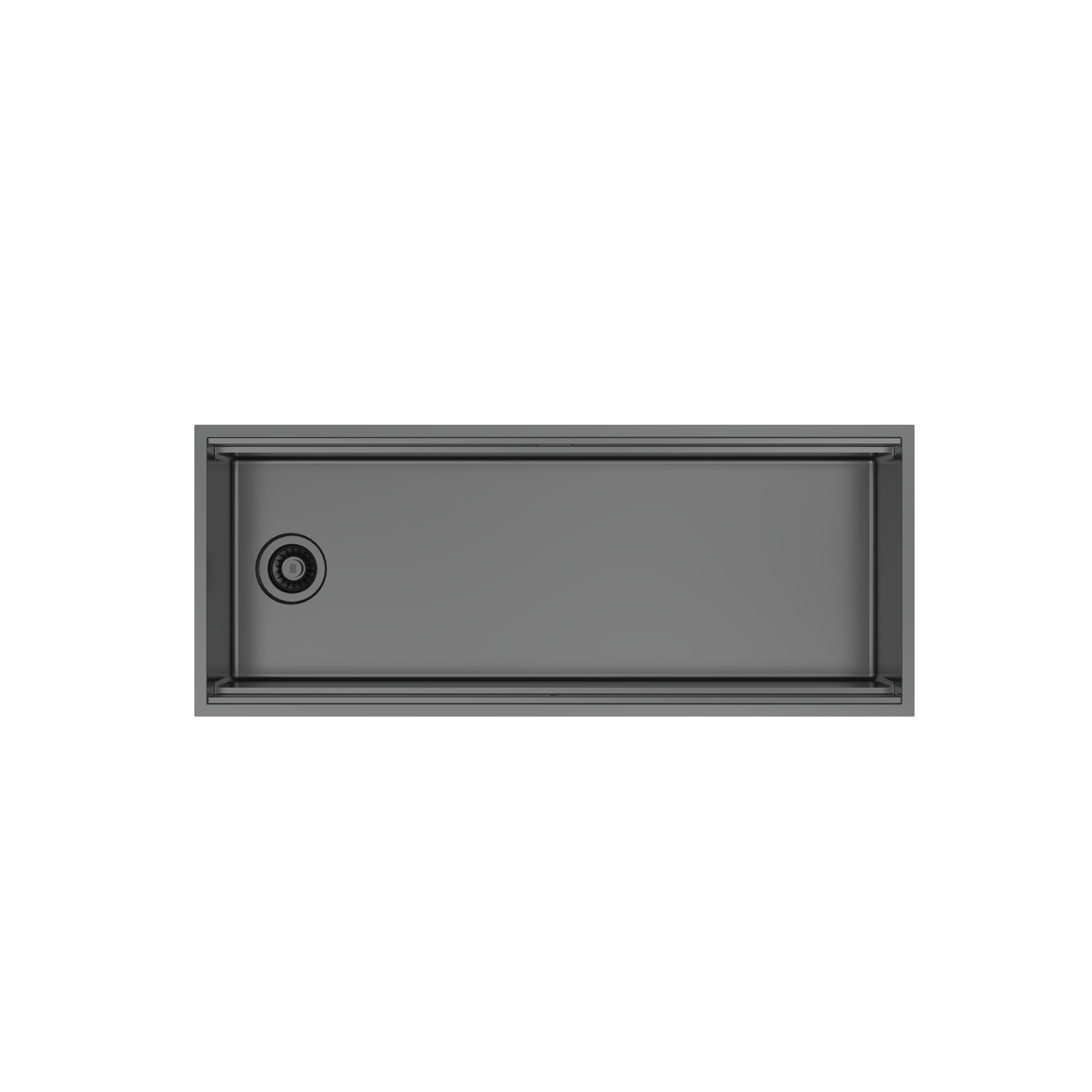 ZOMODO IntegratoQ Super Single Sink + Accessories BLACK gallery detail image