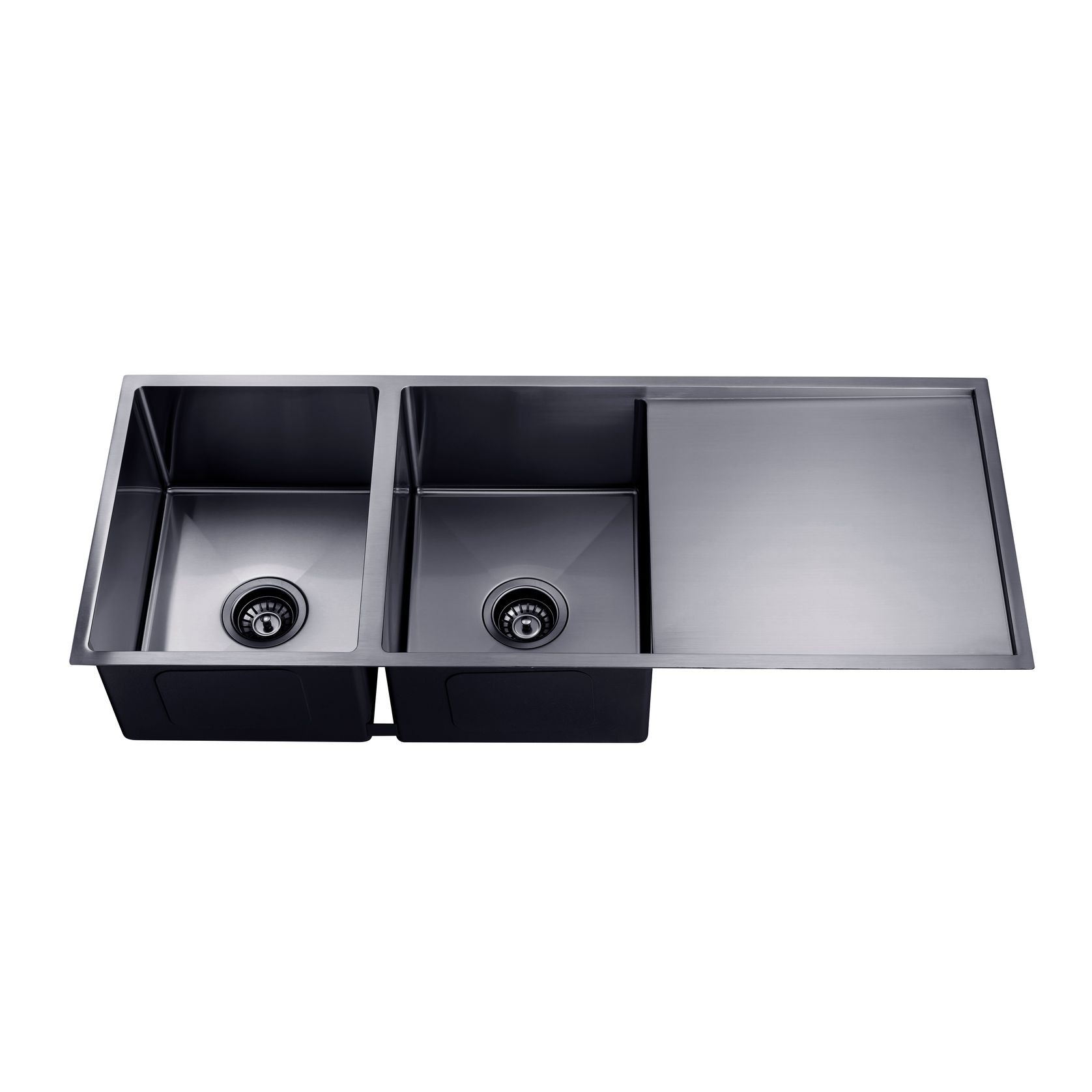 TWM9B | Stainless Steel Sink Double Bowl with Drainer gallery detail image
