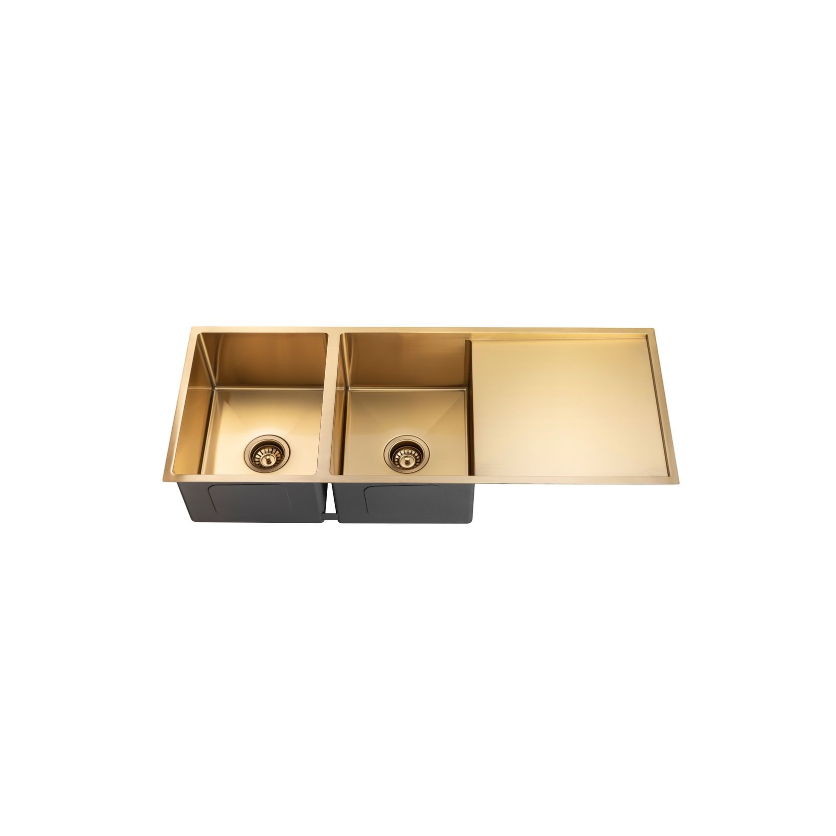 Stainless Steel Sink Double Bowl Brushed Brass gallery detail image