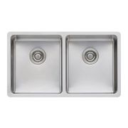 Oliveri Sonetto Double Bowl Universal Sink - Stainless Steel gallery detail image